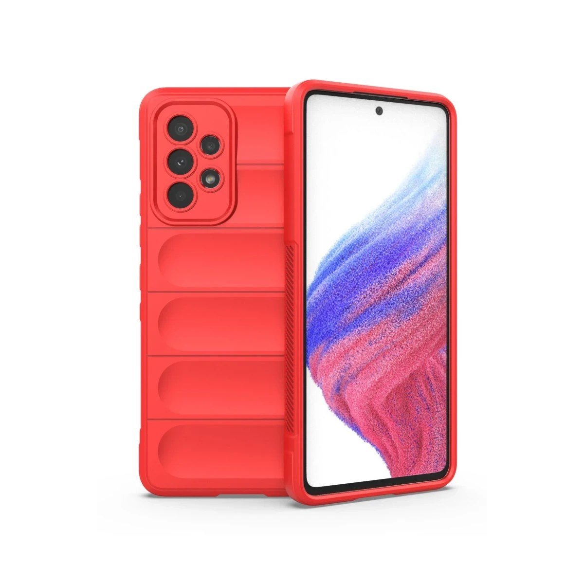 Samsung Galaxy A53 5G Kılıf Optimum Silikon - Kırmızı