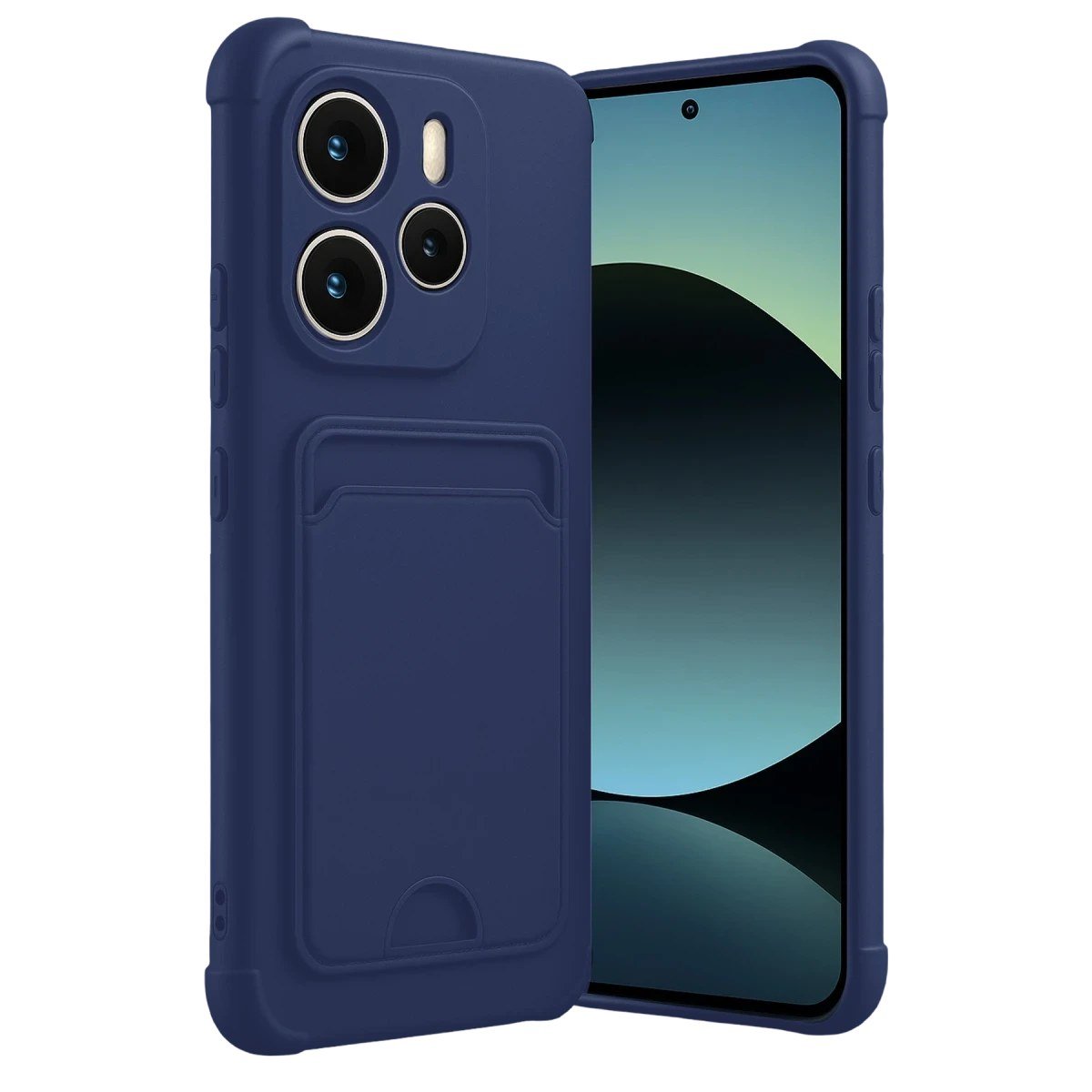 Xiaomi Redmi Note 14 4G Kelvin Kartvizitli Silikon - Lacivert