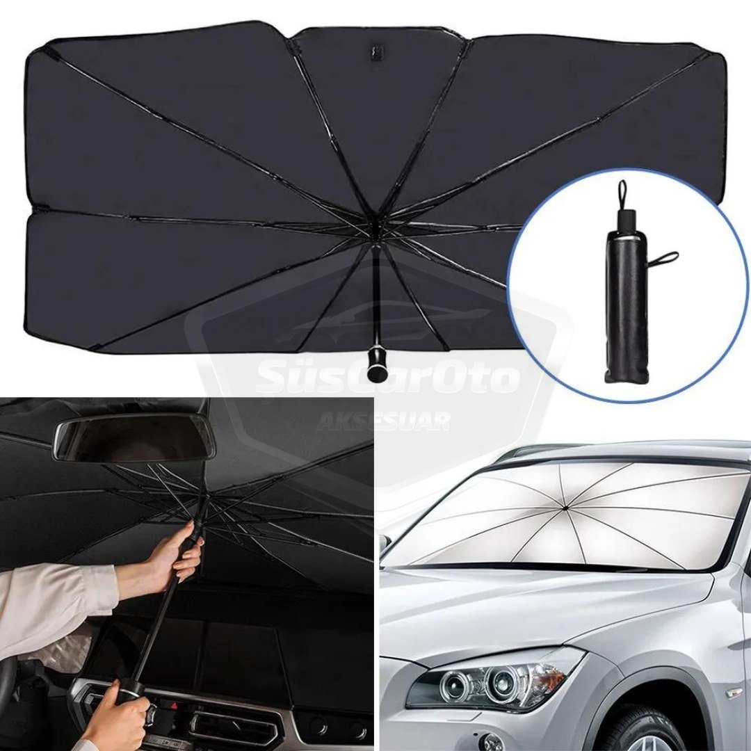 Toyota Yaris, VW Polo, Kia Rio, Fiat Punto, Hyundai Accent Blue Uyumlu Oto Şemsiye