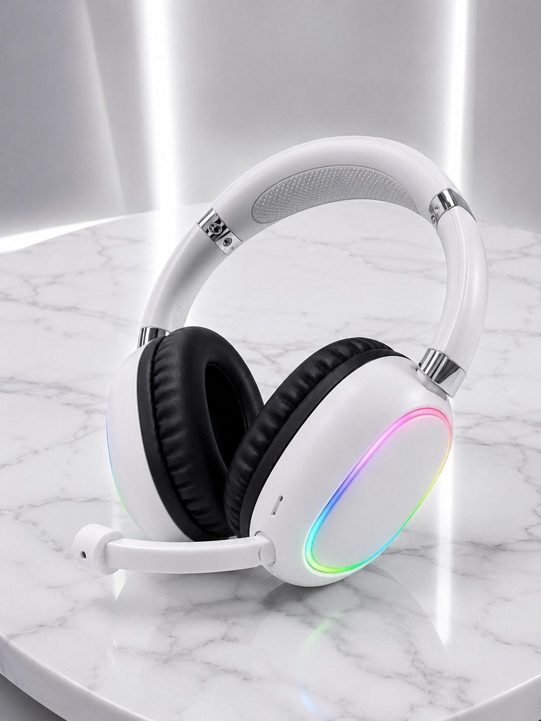 RGB BEYAZ KULAKLIK MAX-17