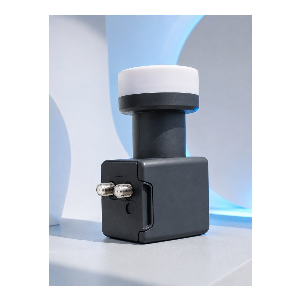 Ku Band Twin LNB Çift Çıkış 4K Ultra HD Destekli 0.1 dB Uydu Anten LNB