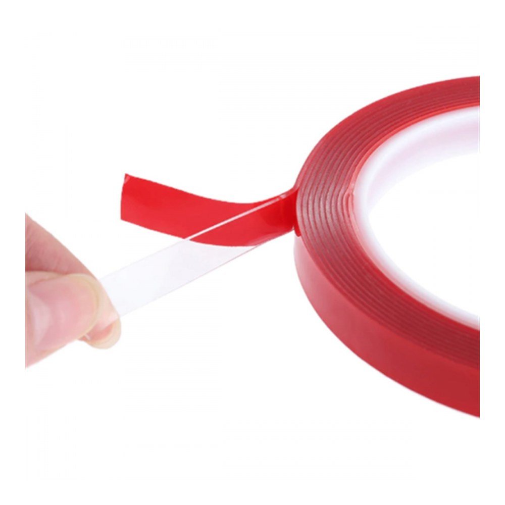 Çift Taraflı Şeffaf Akrilik Silikon Bant 15mm x 10 Metre