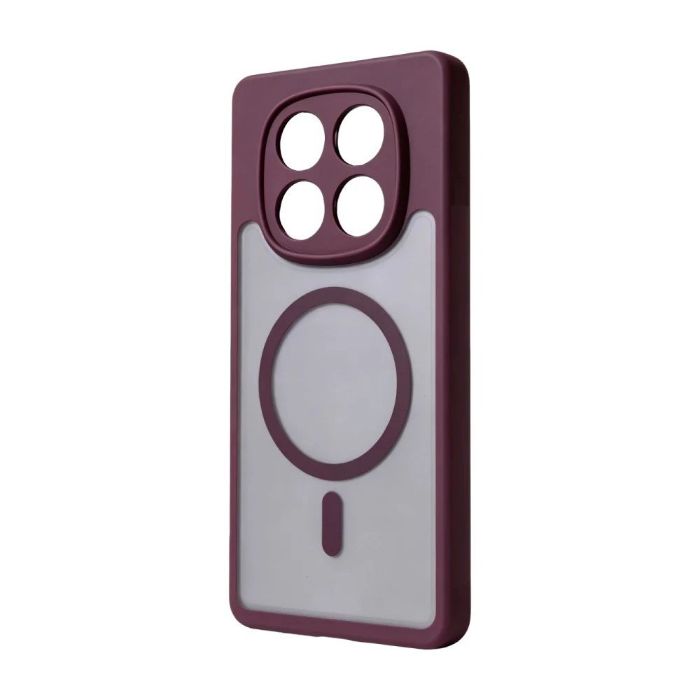 Xiaomi Redmi Note 14 Pro Plus Loji Magsafe Kapak - Bordo