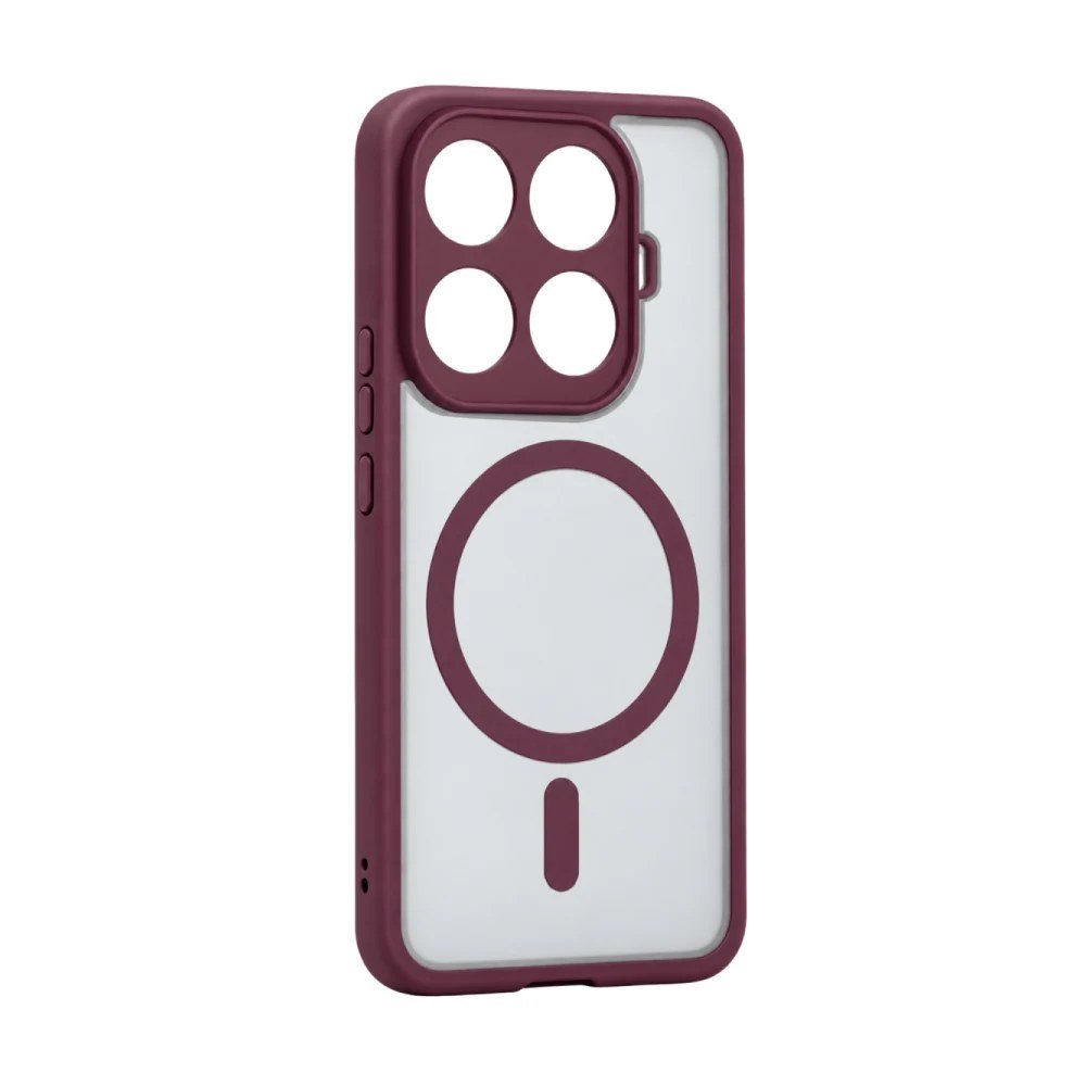 Xiaomi Mi 17T Pro Loji Magsafe Kapak - Bordo