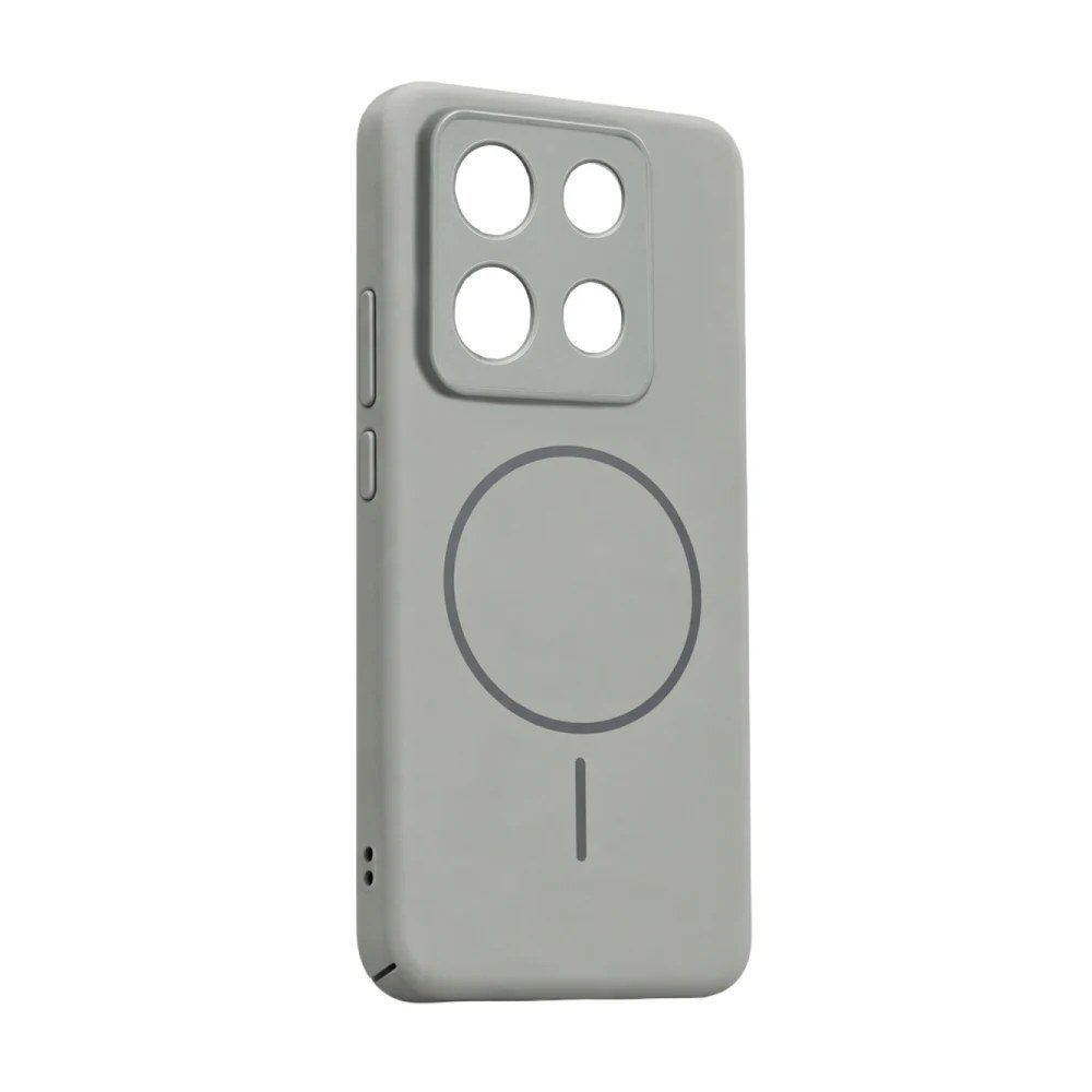 Xiaomi Redmi Note 13 Pro 4G Mika PC Magsafe Kapak - Gri