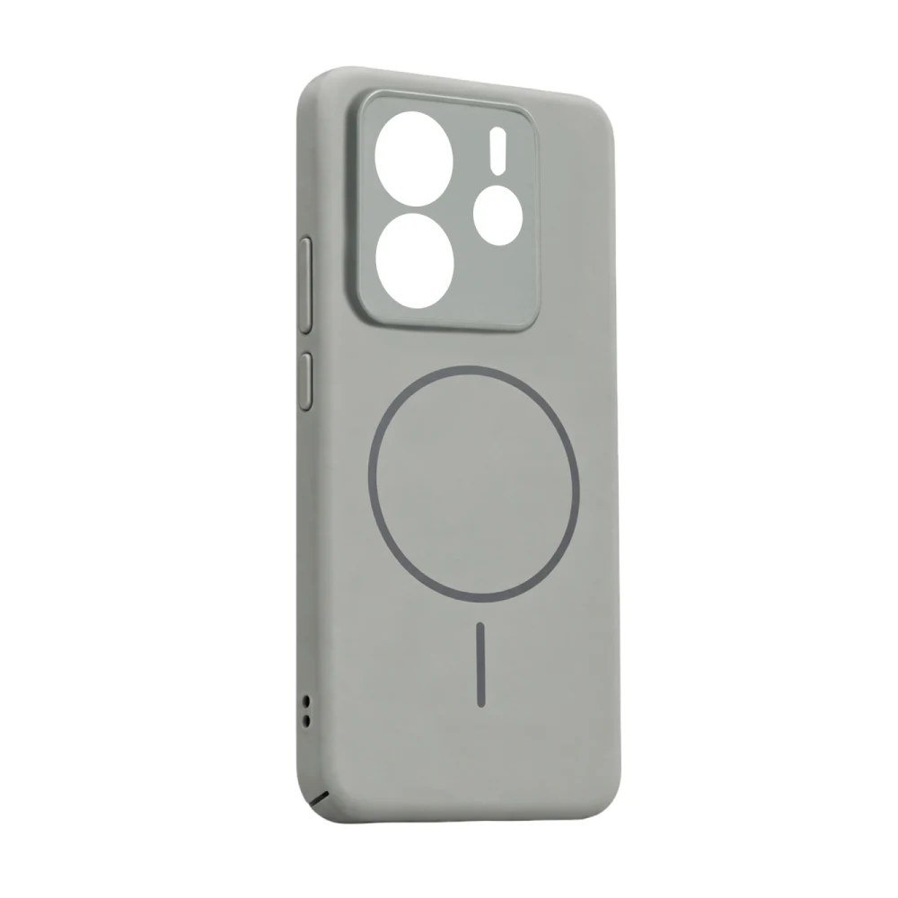 Xiaomi Redmi Note 14 4G Mika PC Magsafe Kapak - Gri