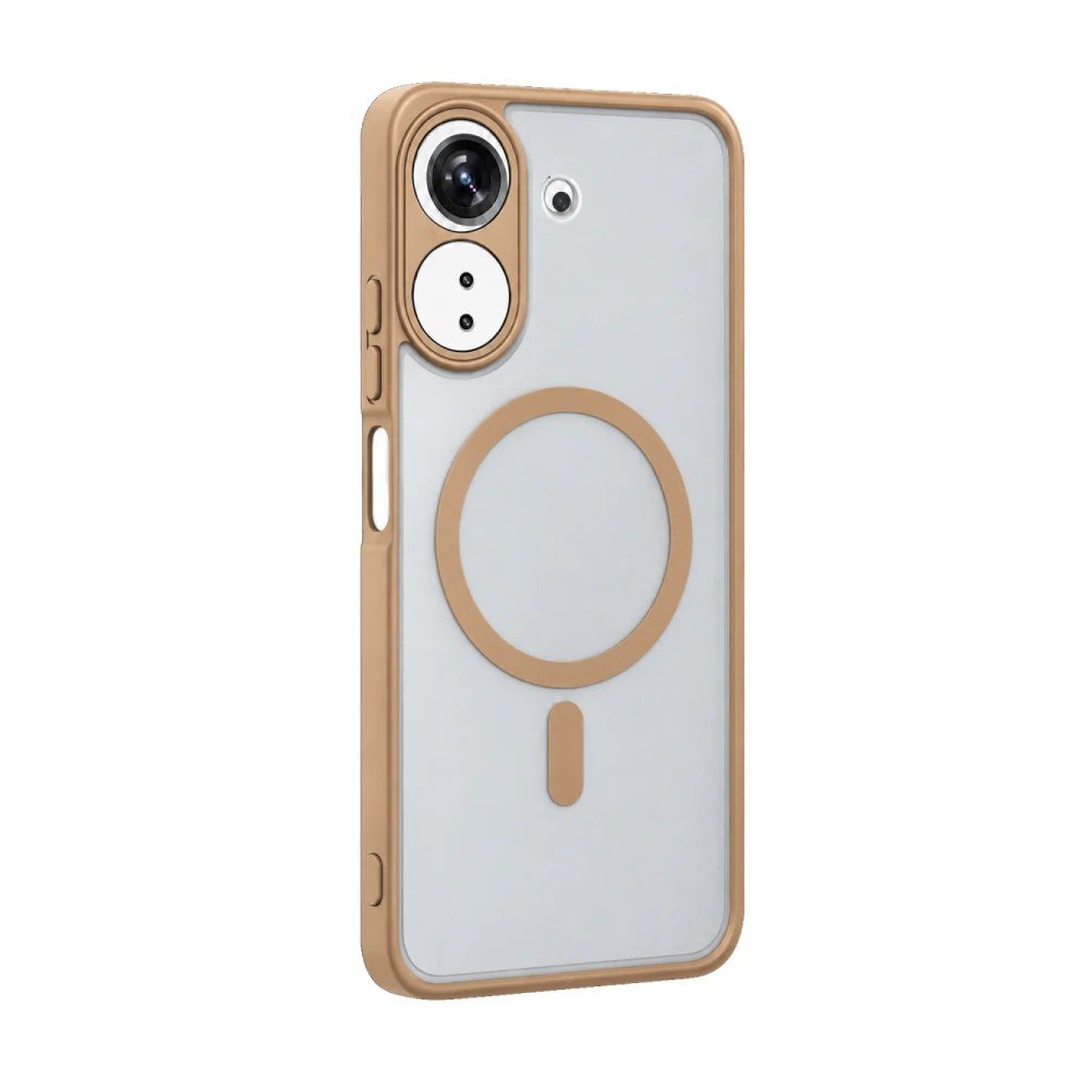 Xiaomi Redmi 13C Loji Magsafe Kapak - Çöl Titanyum