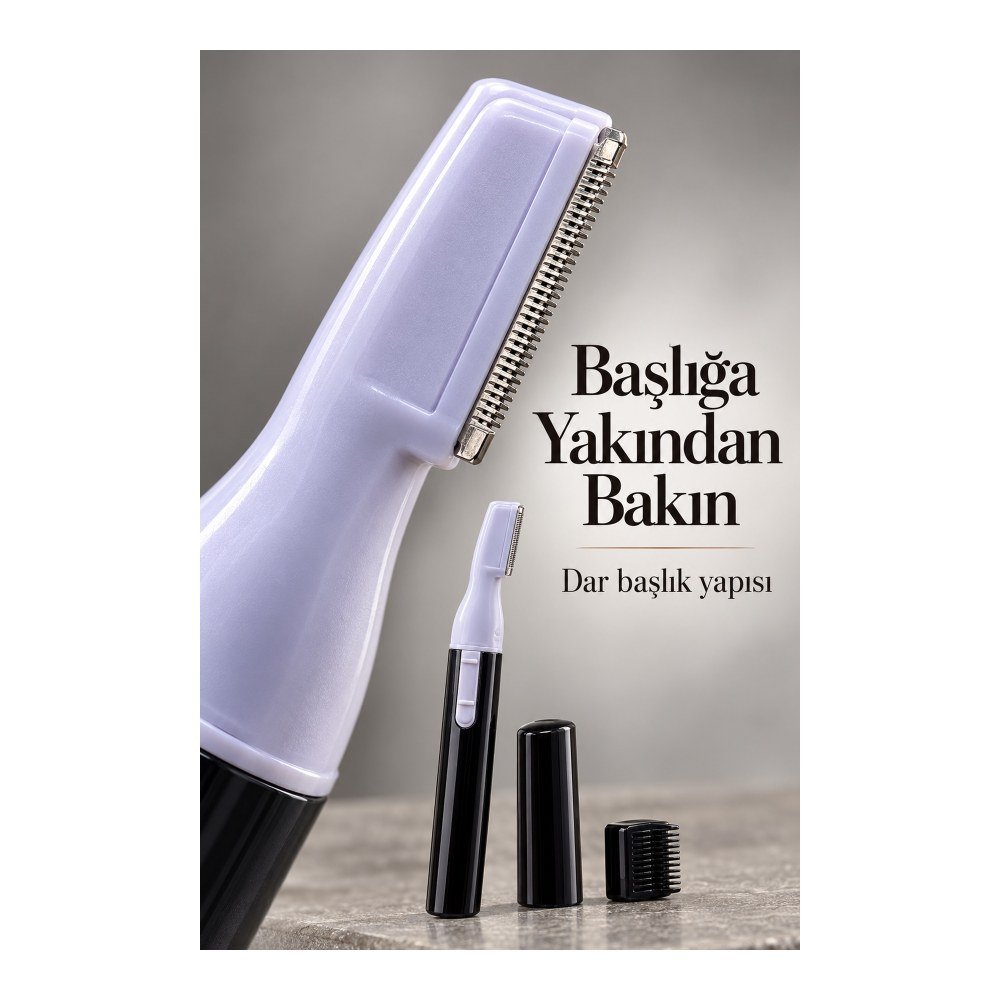 Rd318 Siyah Erkek Sakal Bıyık Kaş Düzeltici