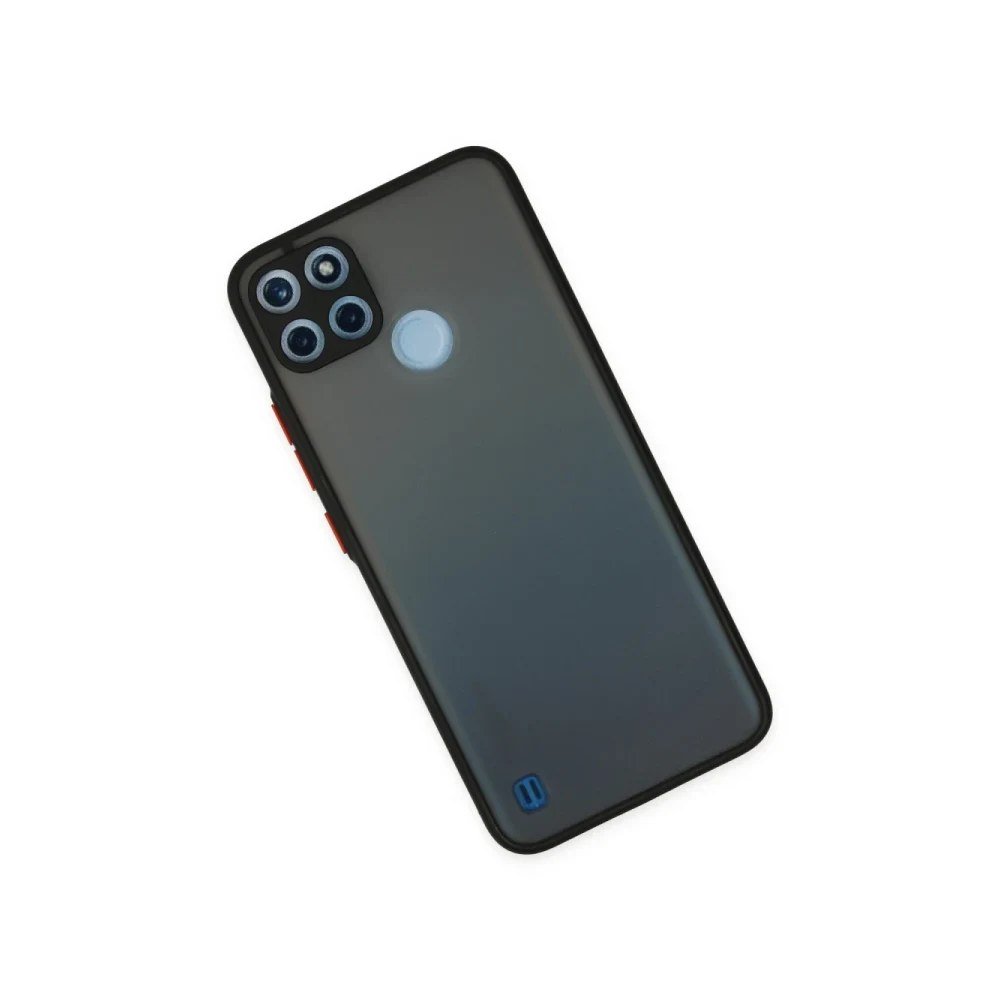 Realme C21Y Kılıf Montreal Silikon Kapak - Siyah