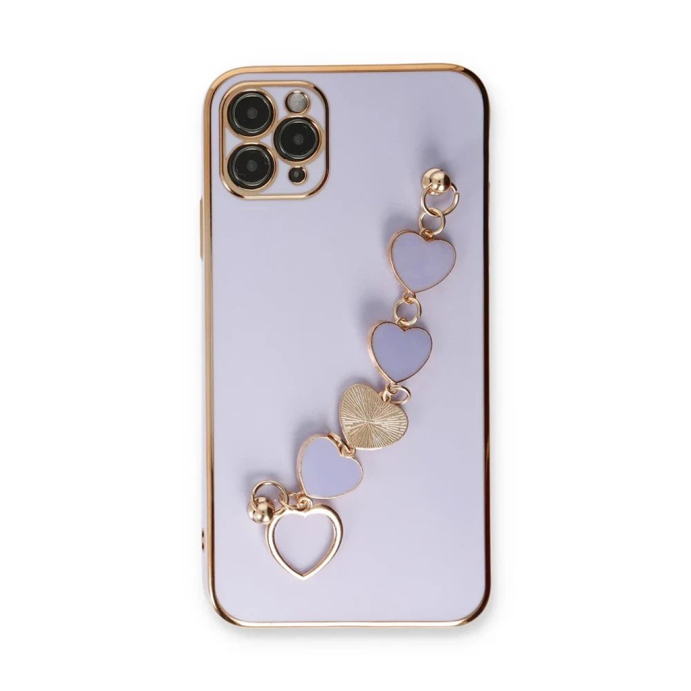Apple iPhone 11 Pro Max Kılıf Esila Silikon - Lila