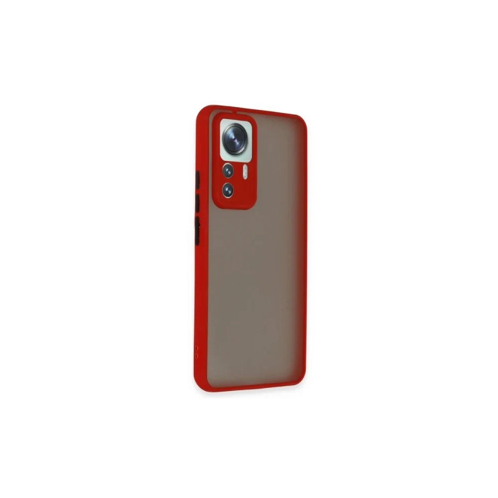 Xiaomi Mi 12T Pro Kılıf Montreal Silikon Kapak - Kırmızı