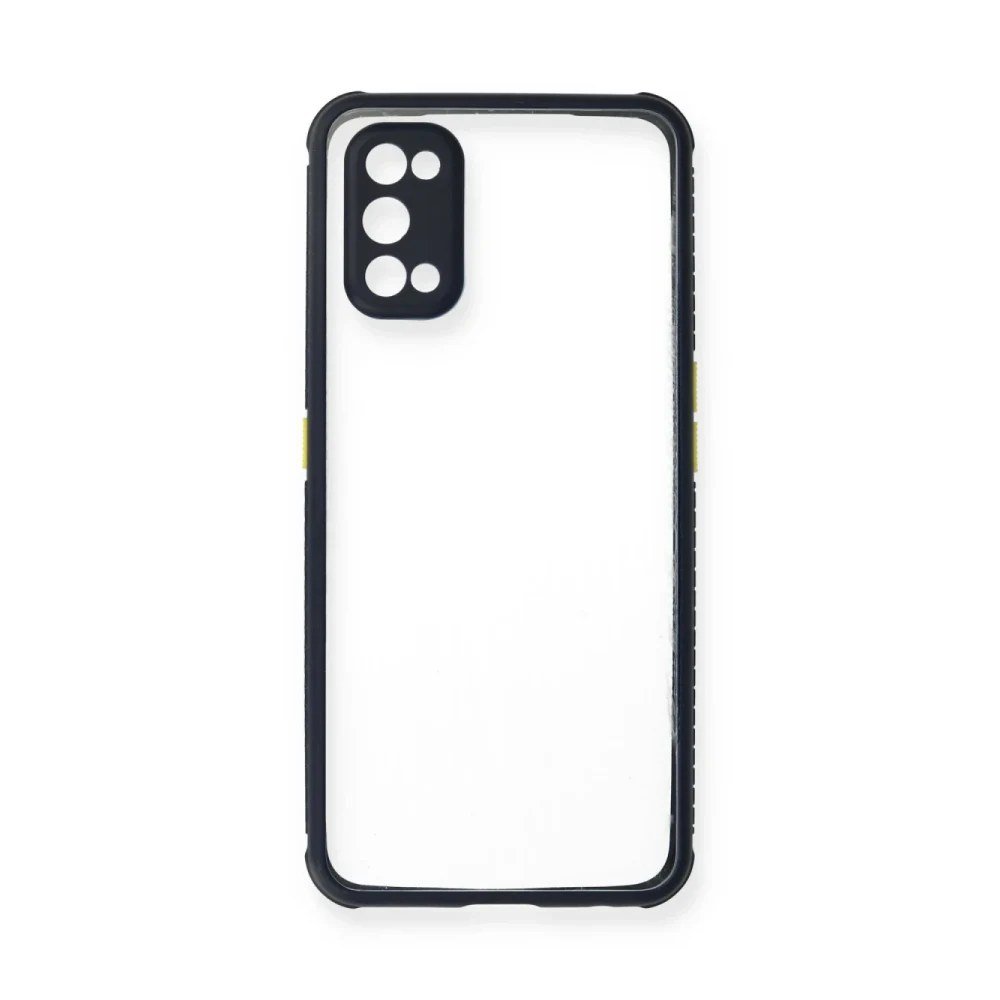 Realme 7 Pro Kılıf Miami Şeffaf Silikon - Lacivert