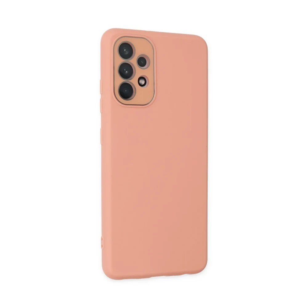 Samsung Galaxy A53 5G Kılıf Lansman Glass Kapak - Pembe