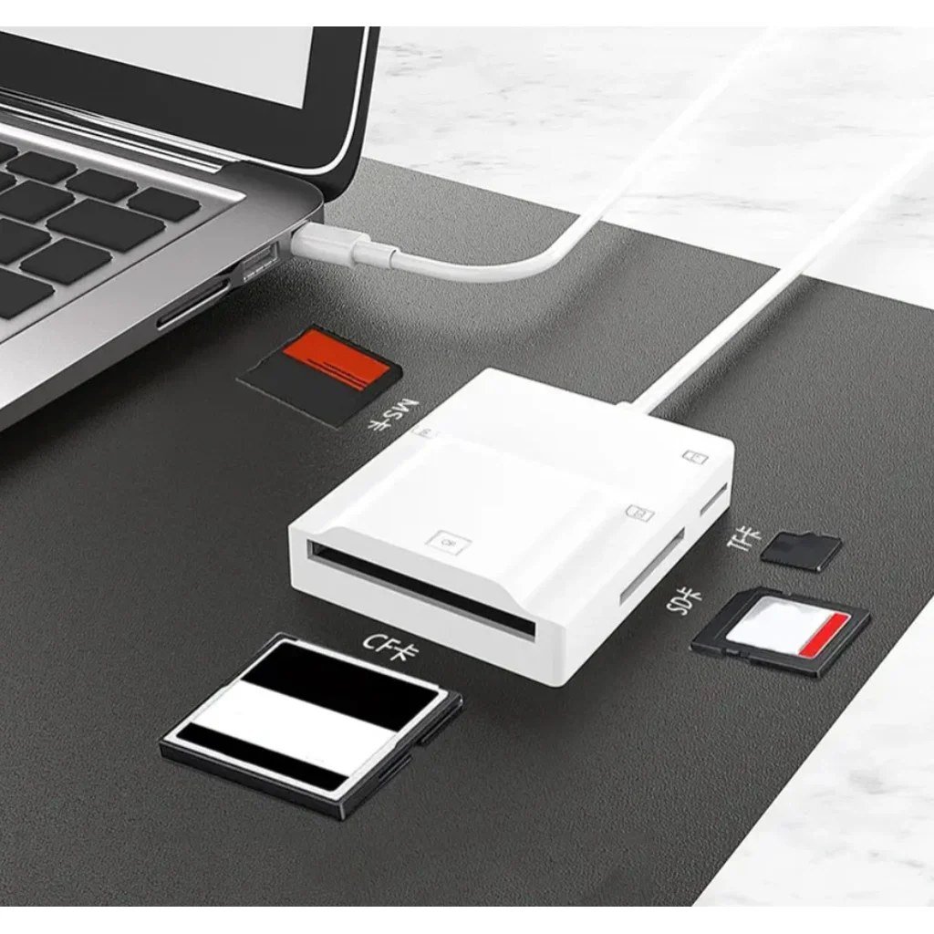 Kompakt 4'lü Kart Okuyucu Type-c Usb 3.0