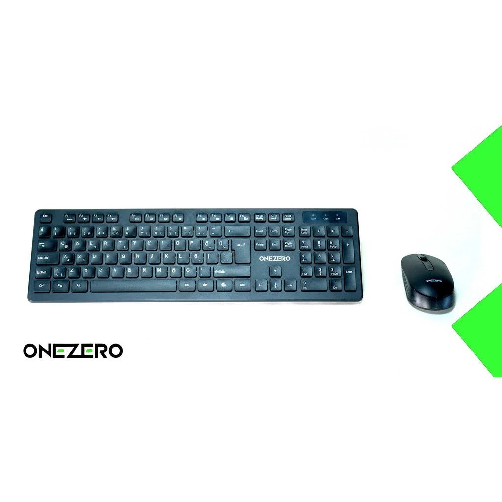 Kablosuz Ergonomik Klavye Mouse Seti 2.4ghz Usb